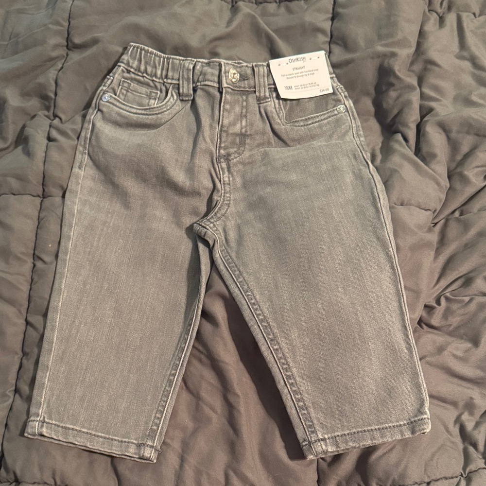 OshKosh B'gosh Stylish Gray Kids Jeans